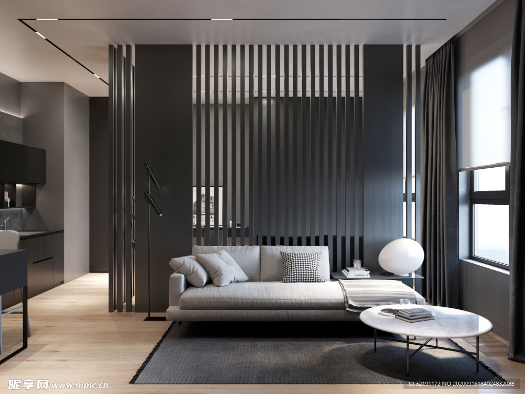 北欧客厅室内设计