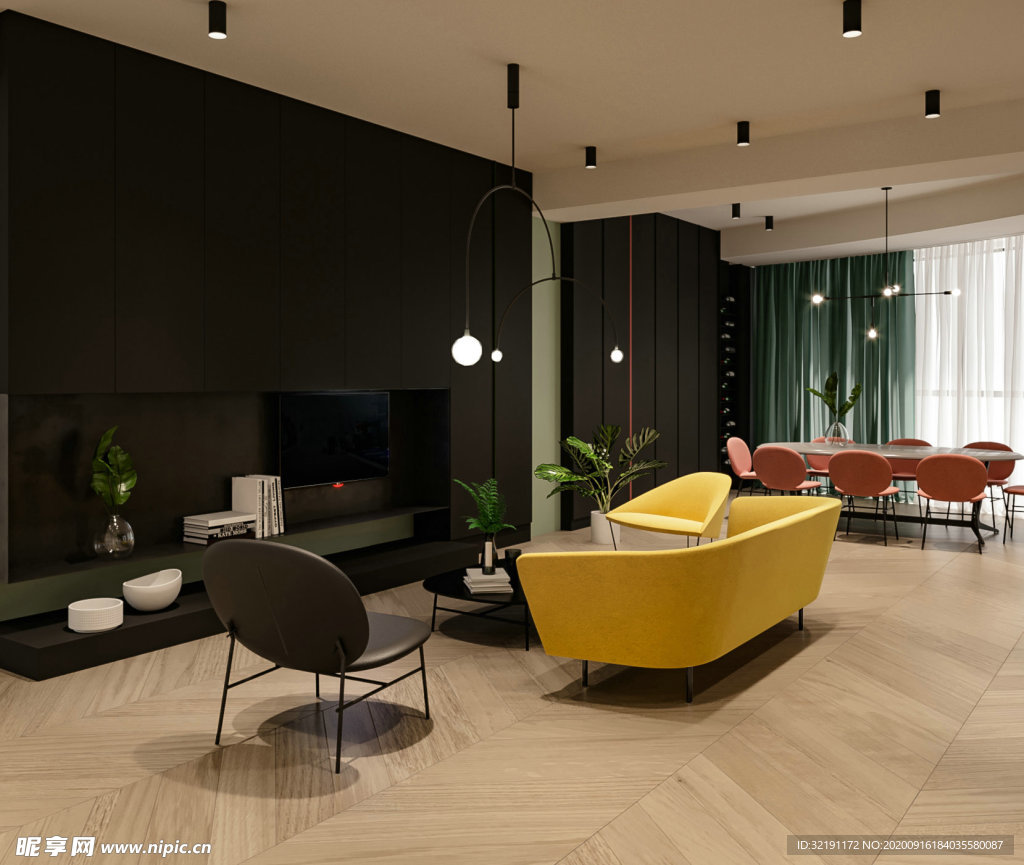 北欧客厅室内设计