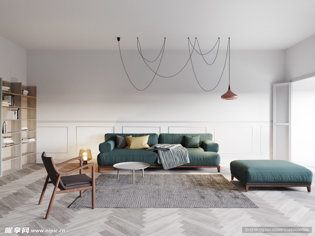 北欧客厅室内设计