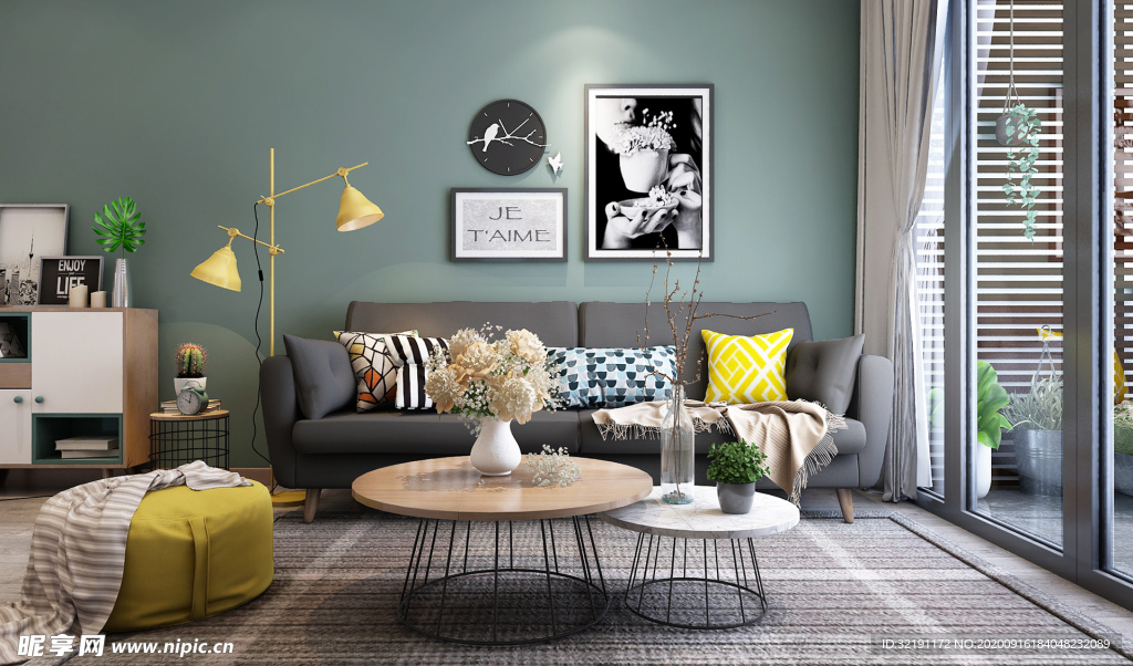 北欧客厅室内设计