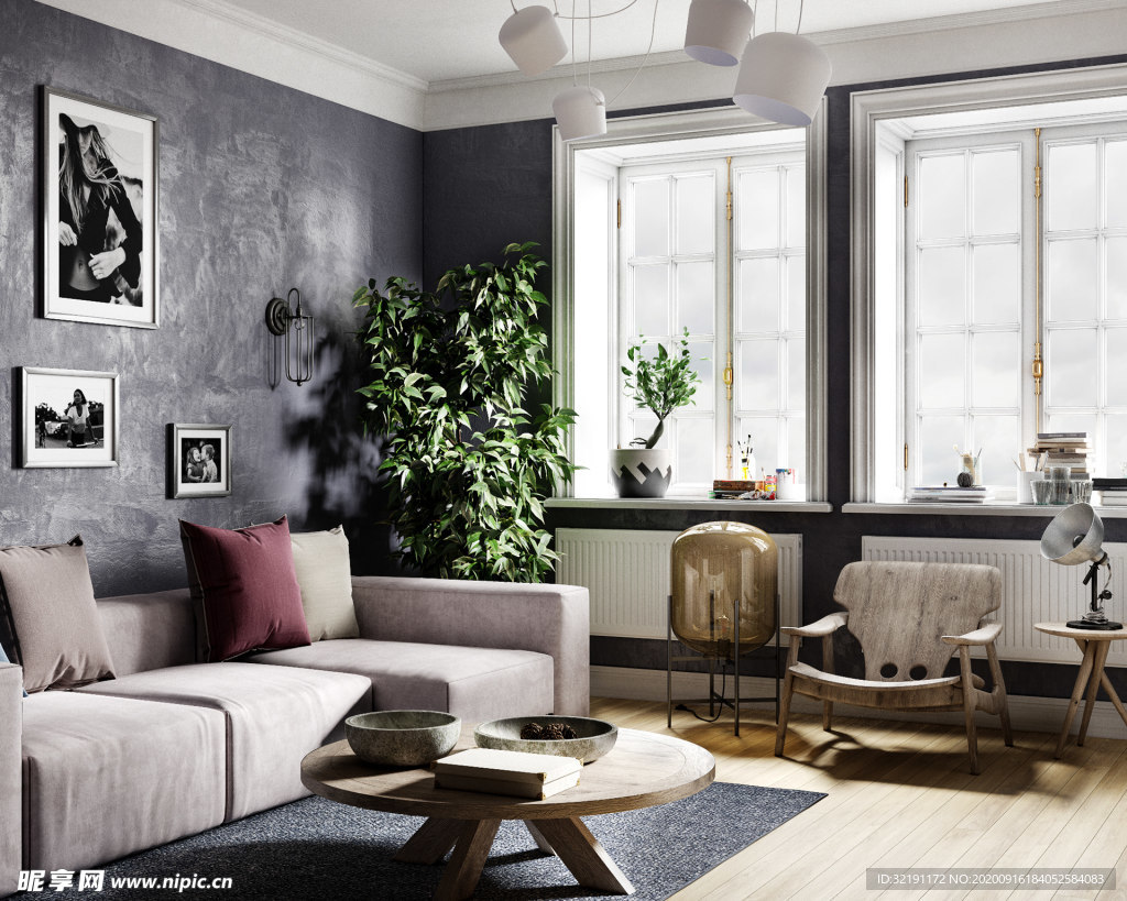 北欧客厅室内设计