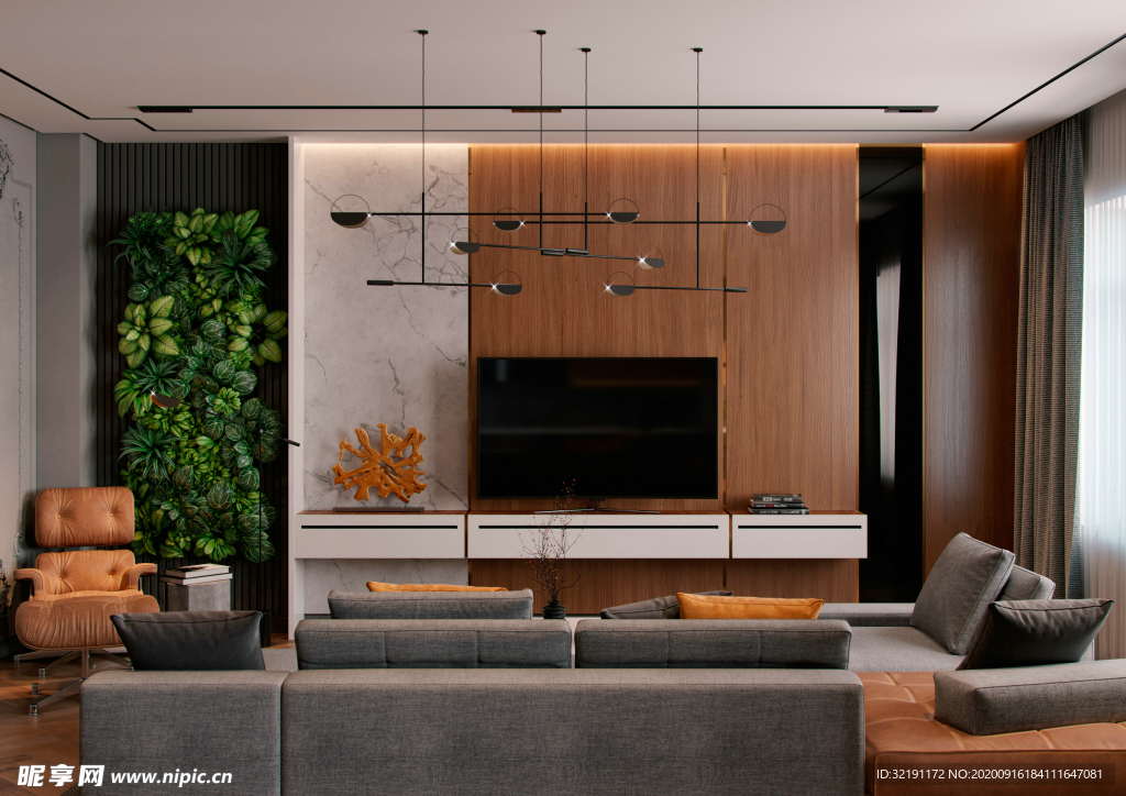 北欧客厅室内设计