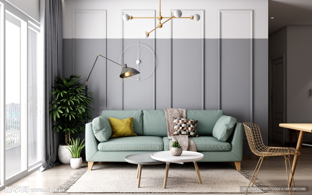 北欧客厅室内设计