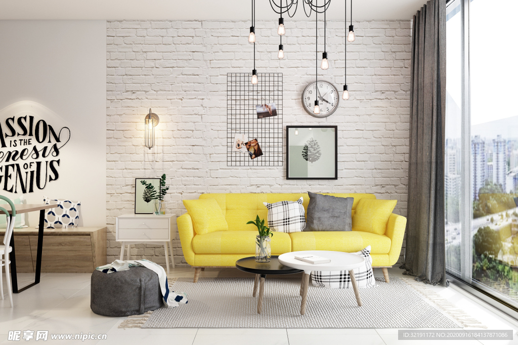 北欧客厅室内设计