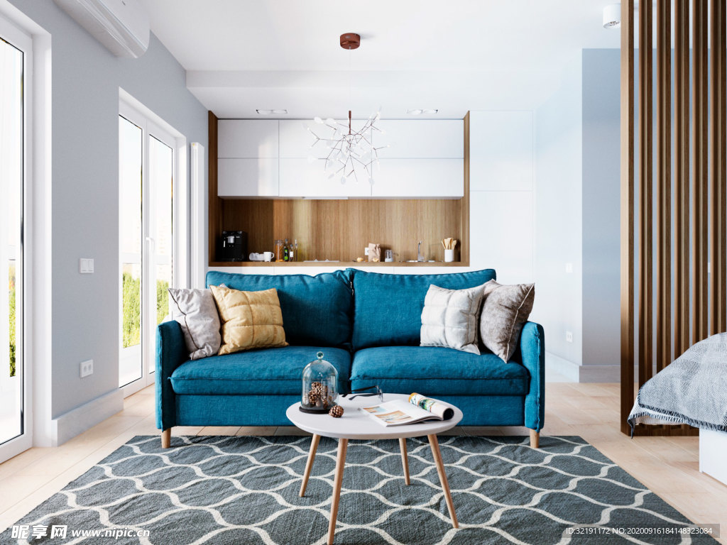 北欧客厅室内设计