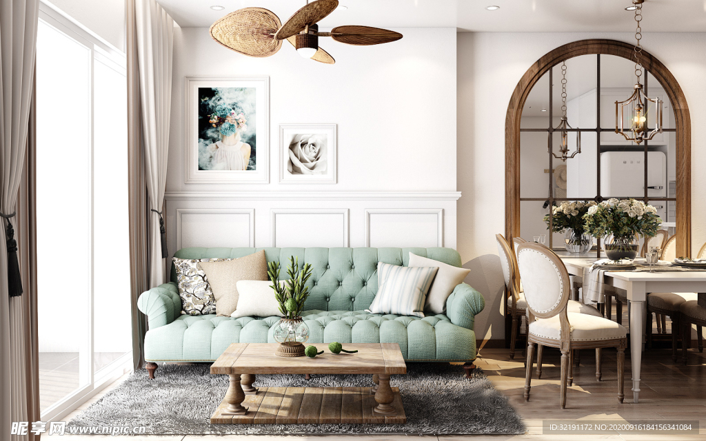 北欧客厅室内设计