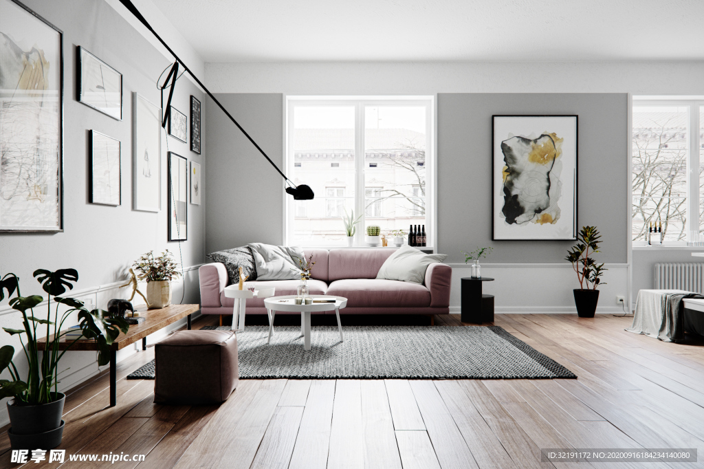 北欧客厅室内设计