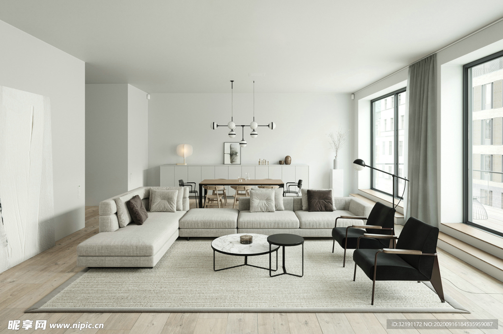 北欧客厅室内设计