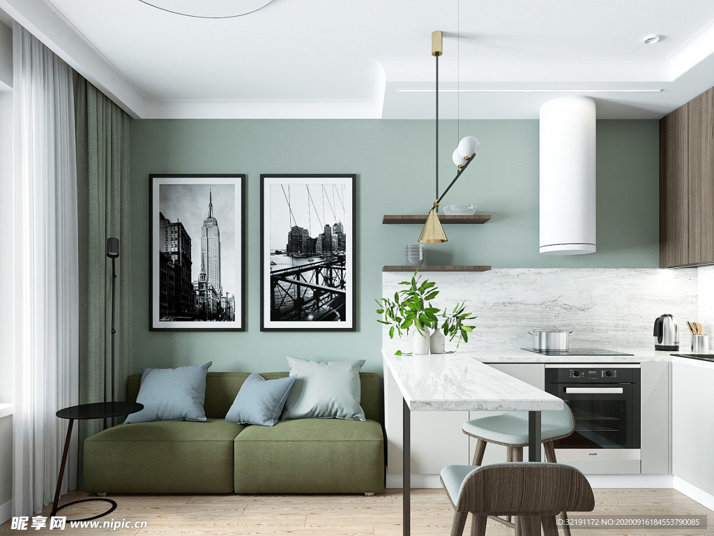 北欧客厅室内设计