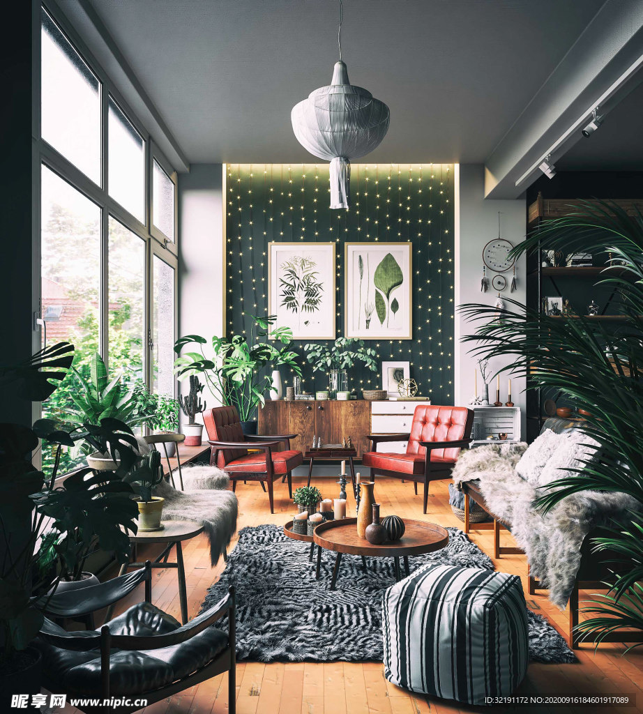 北欧客厅室内设计