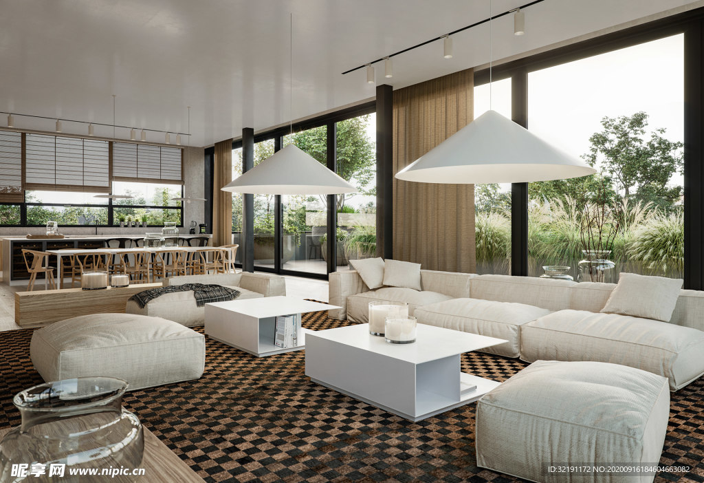 北欧客厅室内设计