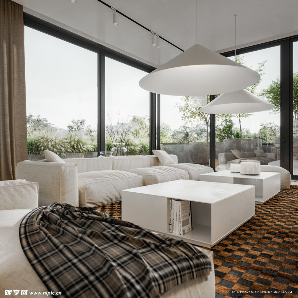 北欧客厅室内设计