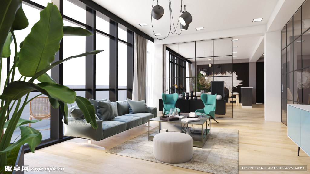 北欧客厅室内设计