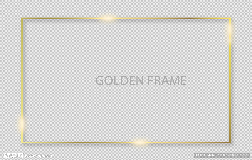 金色边框