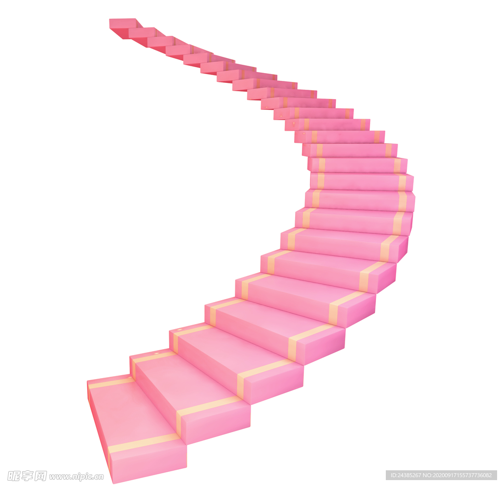 粉色楼梯
