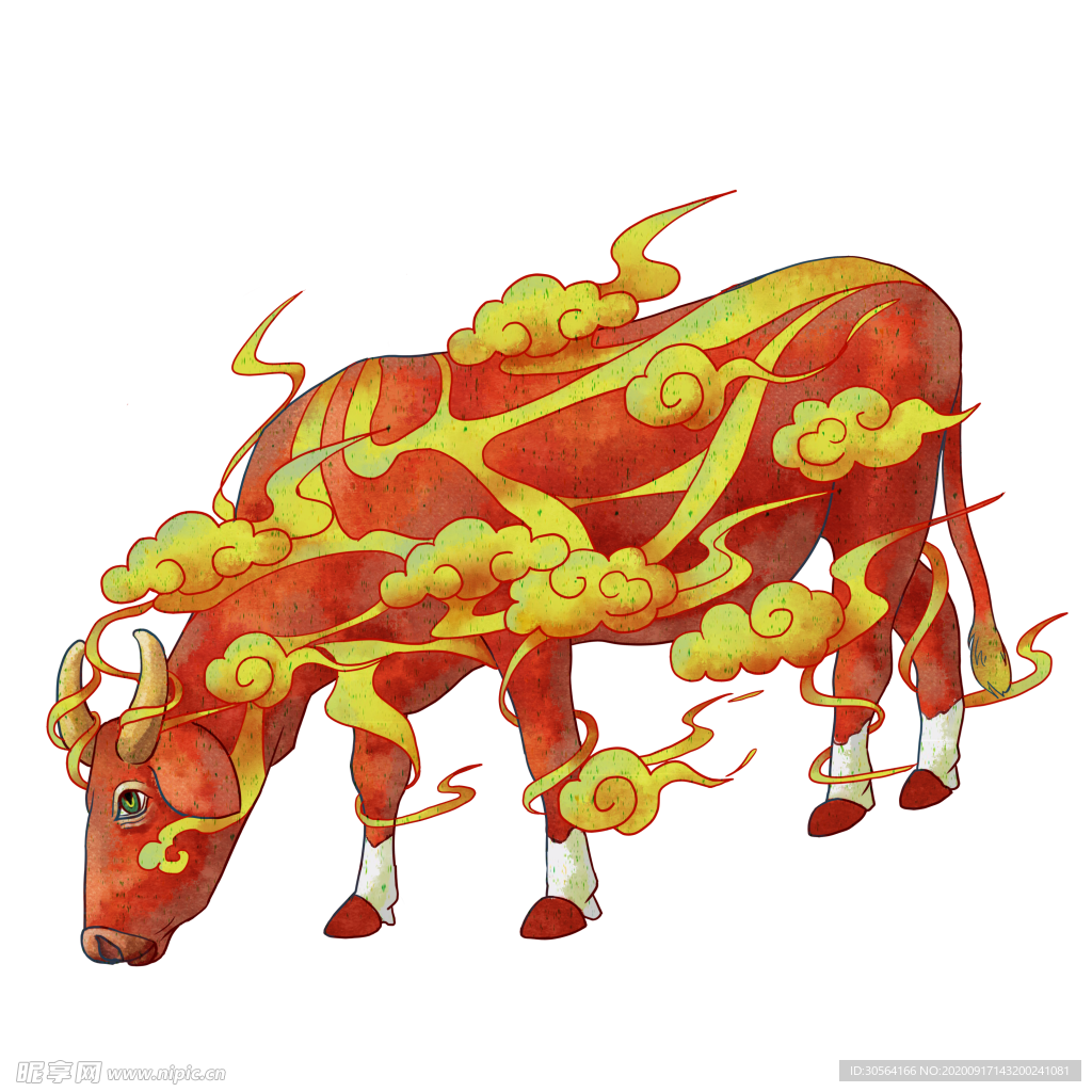 牛年图标图形标识素材