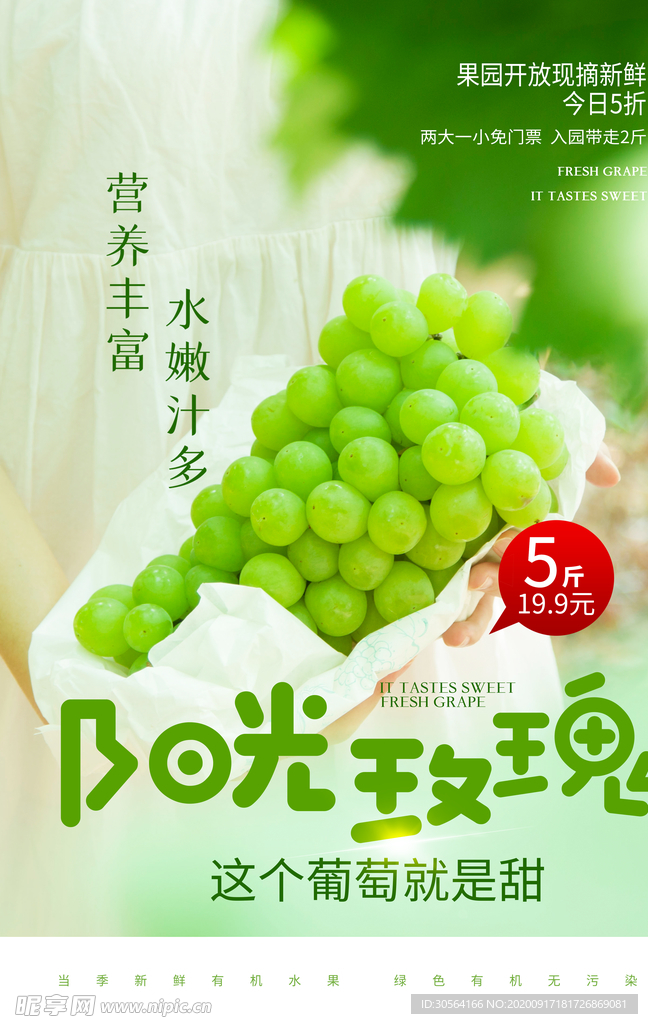 青提水果活动宣传海报素材