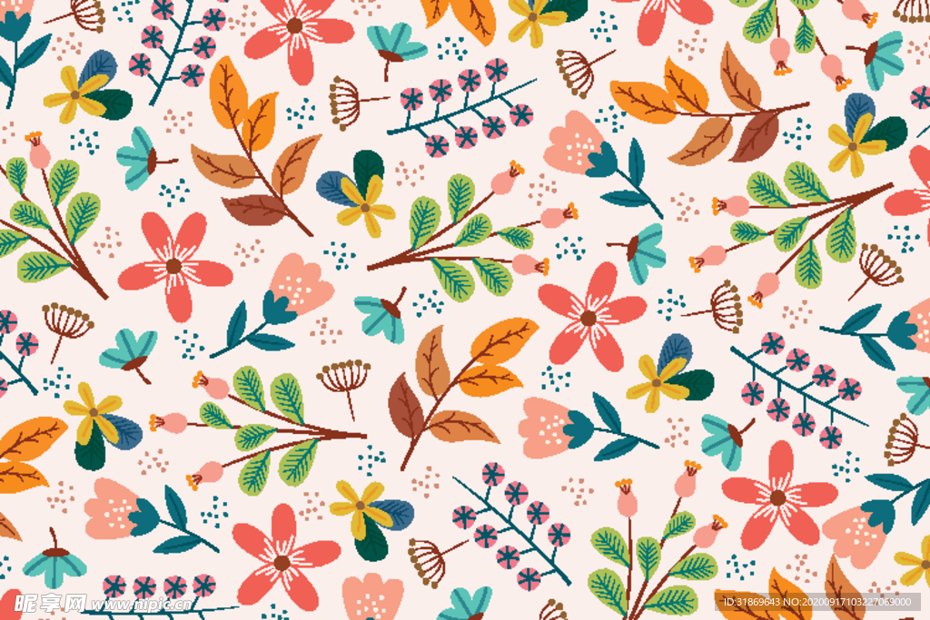 无缝印花 花纹无缝图案