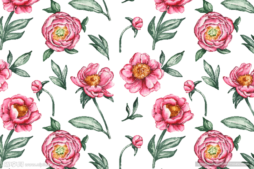 无缝印花 花纹无缝图案