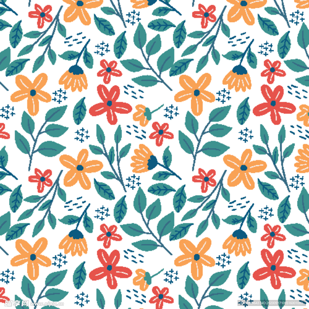 无缝印花 花纹无缝图案