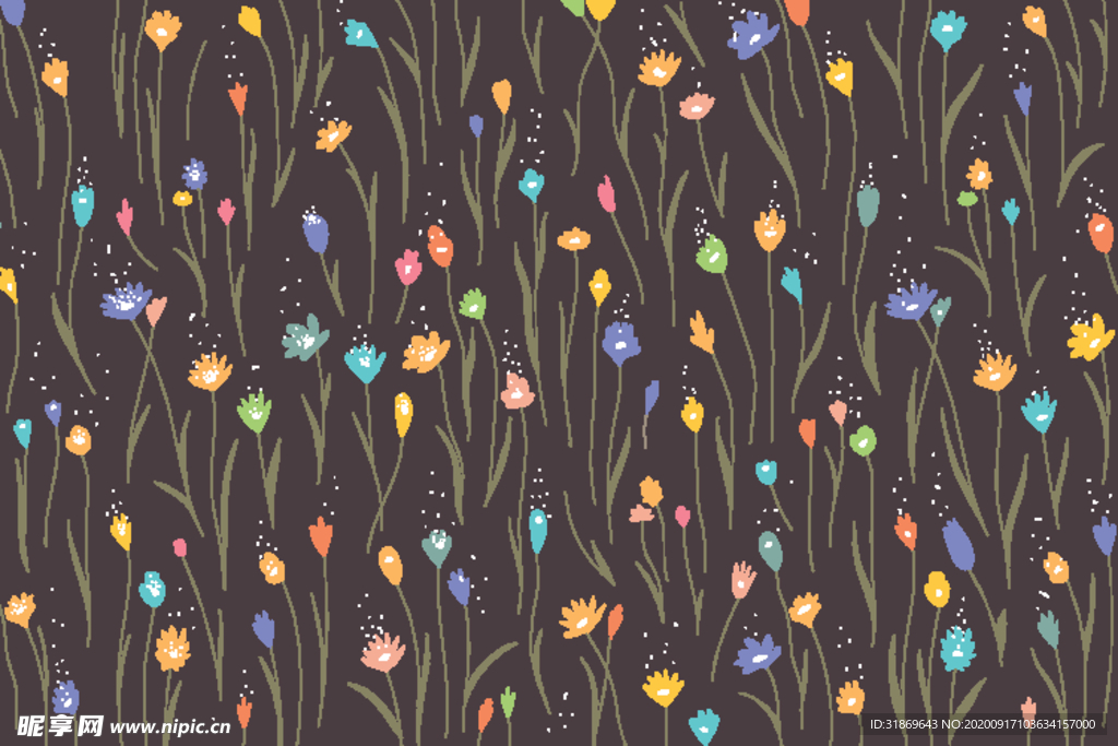 无缝印花 花纹无缝图案