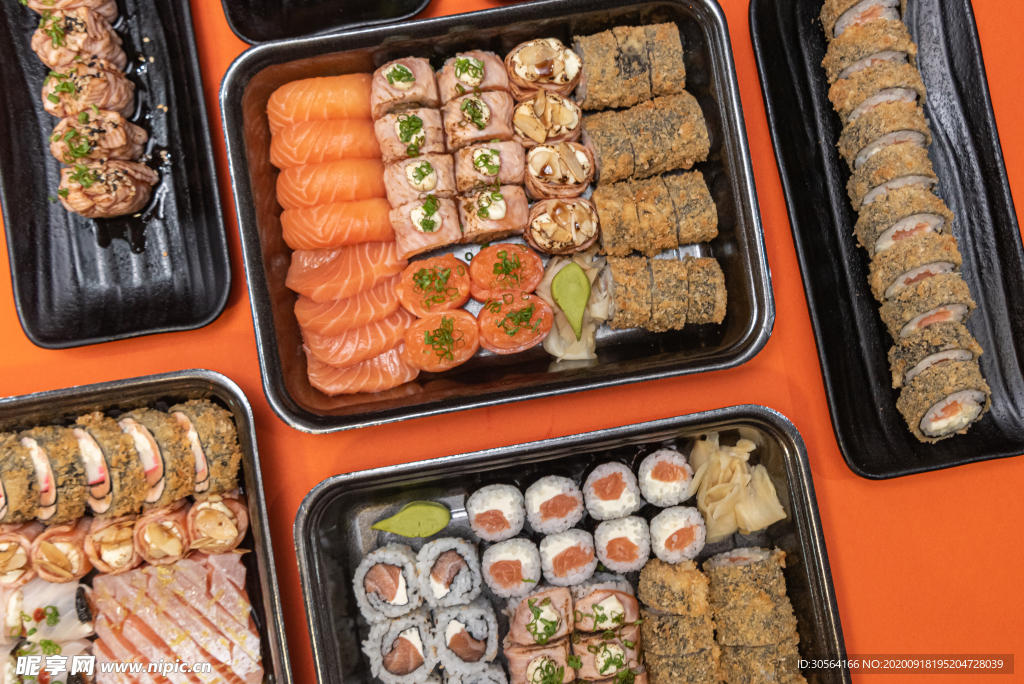 寿司美食食材背景素材