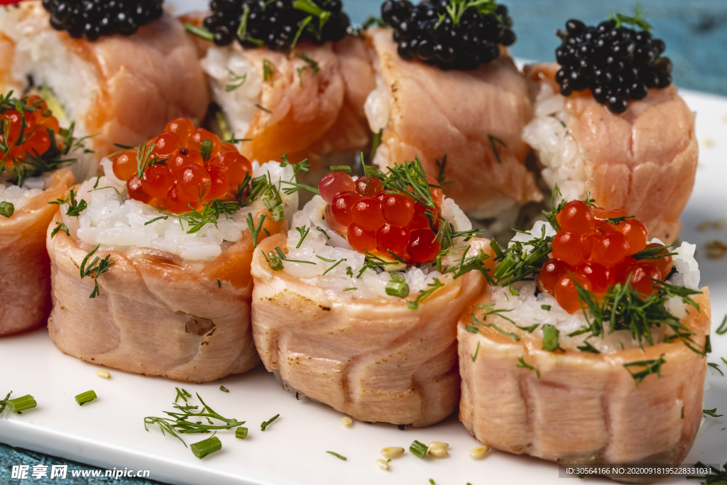 寿司美食食材背景素材