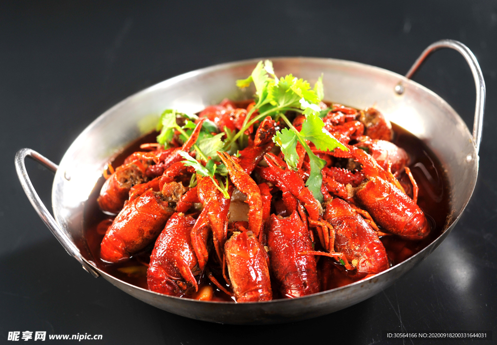 龙虾美食食材背景素材