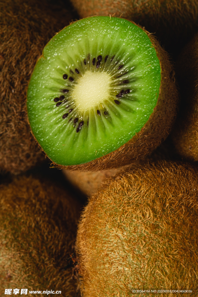 猕猴桃新鲜水果背景素材