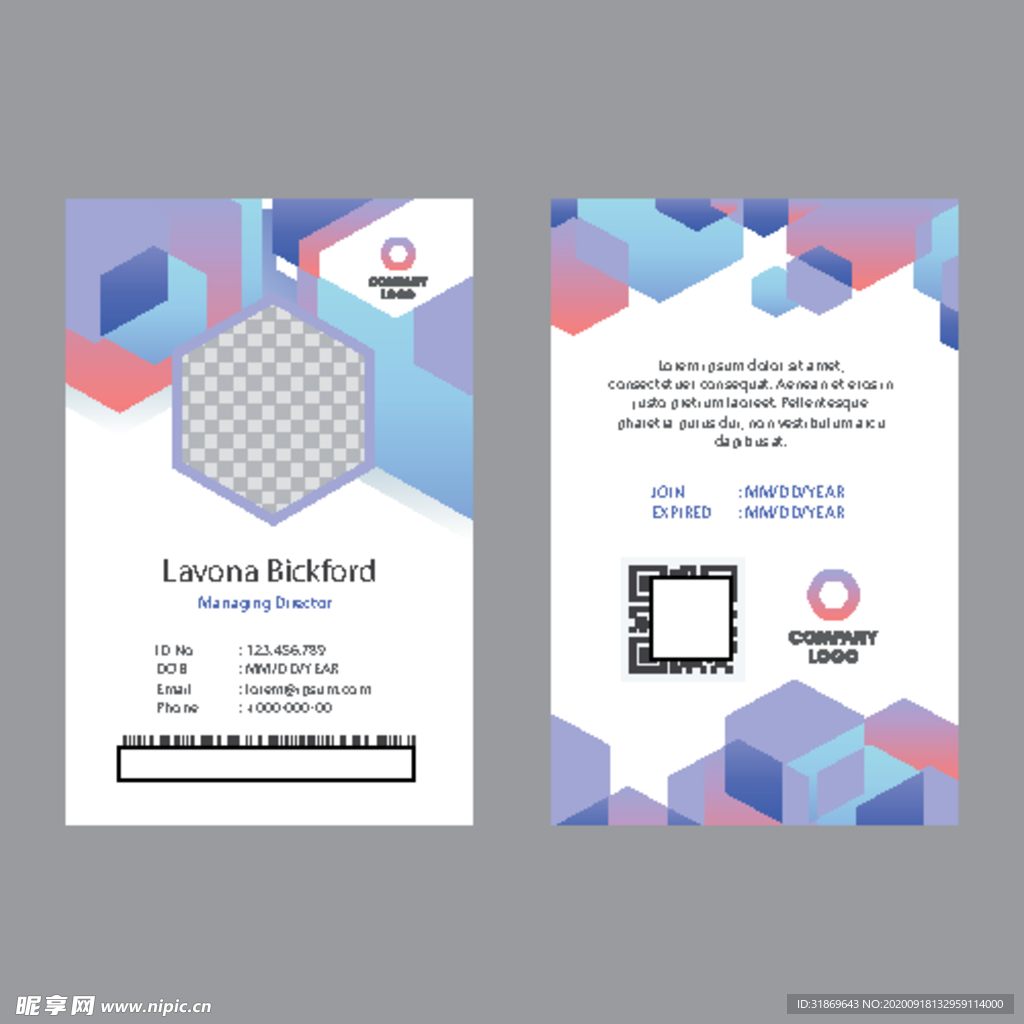 工作证 工牌 吊牌图片