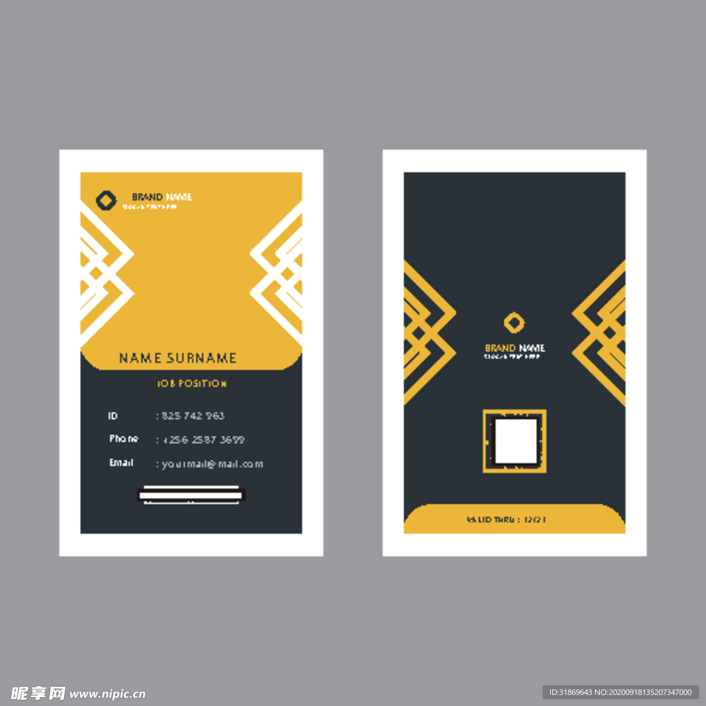 工作证 工牌 吊牌图片