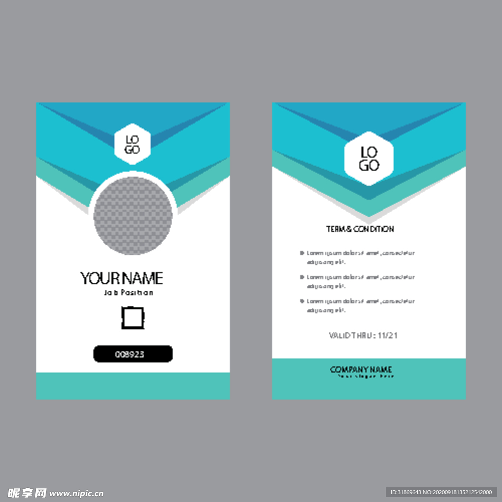 工作证 工牌 吊牌图片