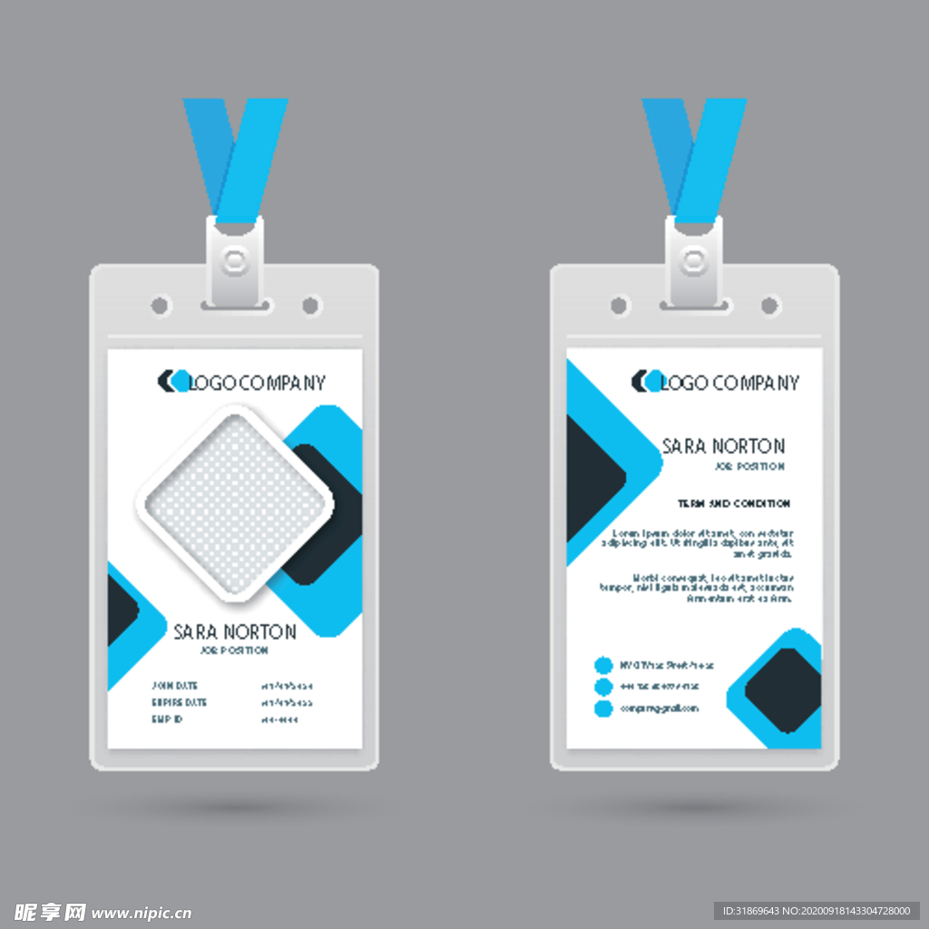 工作证 工牌 吊牌图片