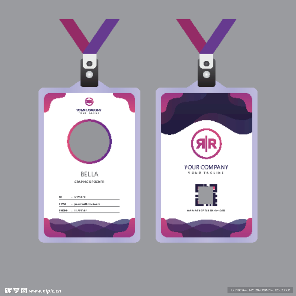 工作证 工牌 吊牌图片