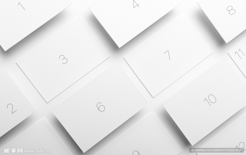 高端名片样机卡片样机