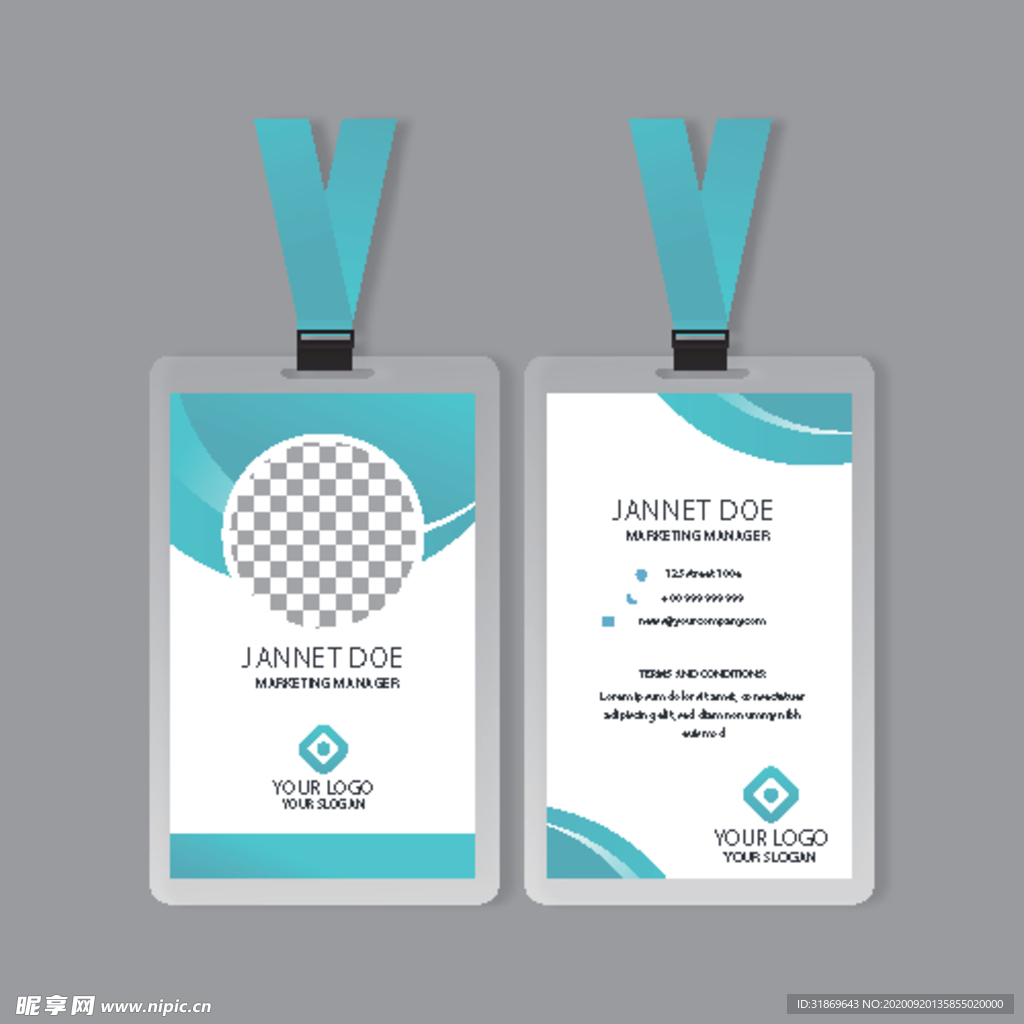 工作证 工牌 吊牌图片