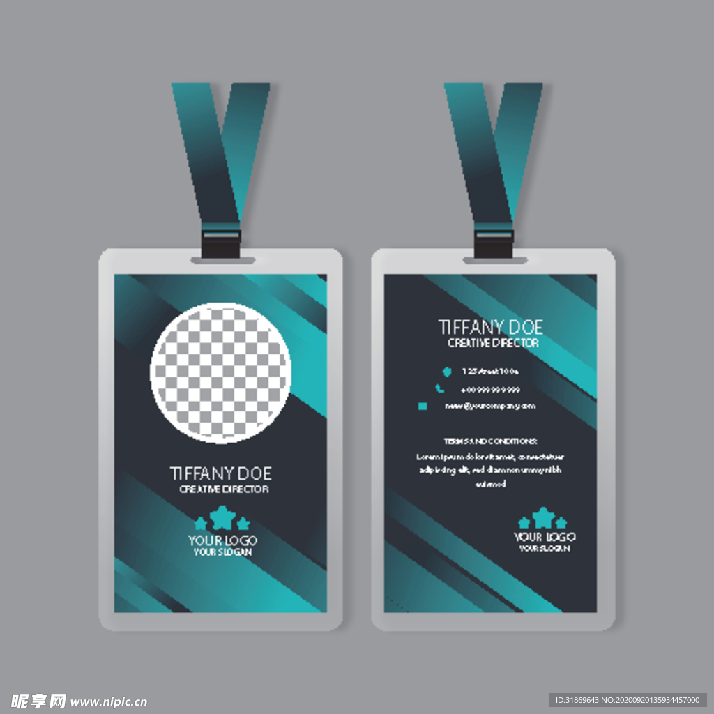 工作证 工牌 吊牌图片