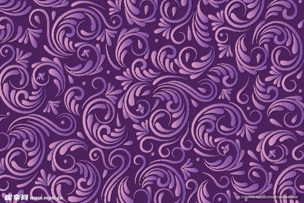 花纹无缝图案 无缝印花