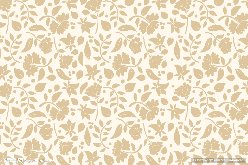 花纹无缝图案 无缝印花