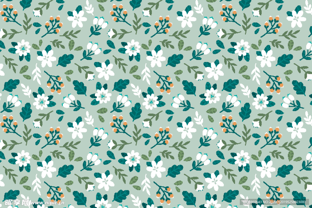 花纹无缝图案 无缝印花