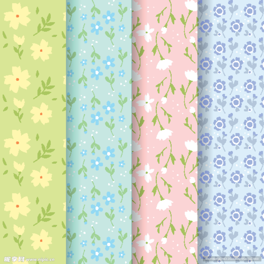 花纹无缝图案 无缝印花