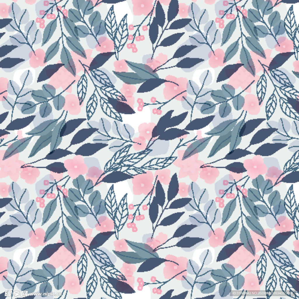 花纹无缝图案 无缝印花