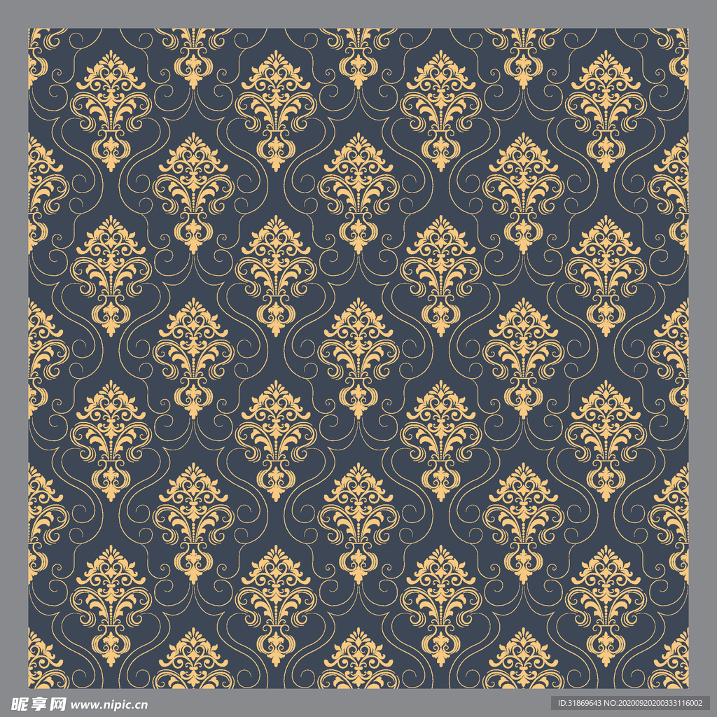 花纹无缝图案 无缝印花