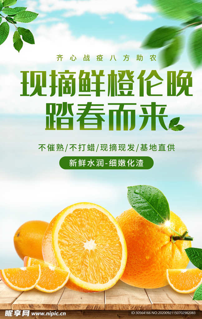 电商助农水果宣传海报素材