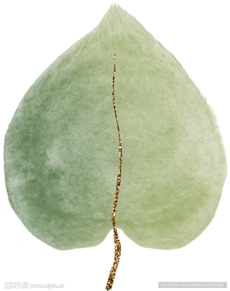 北欧小清新水彩植物图案