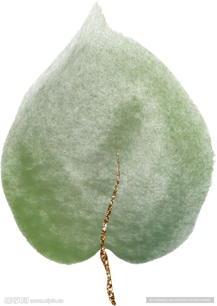 北欧小清新水彩植物图案