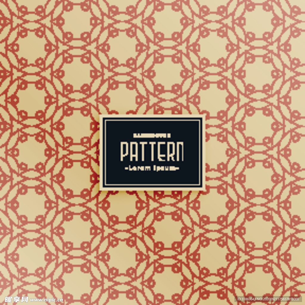 花纹无缝图案 无缝印花