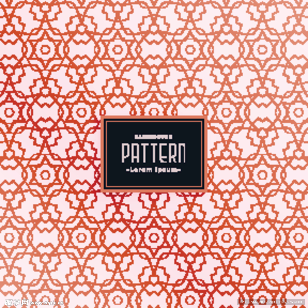 花纹无缝图案 无缝印花