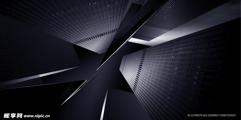 高端高楼大厦科技黑