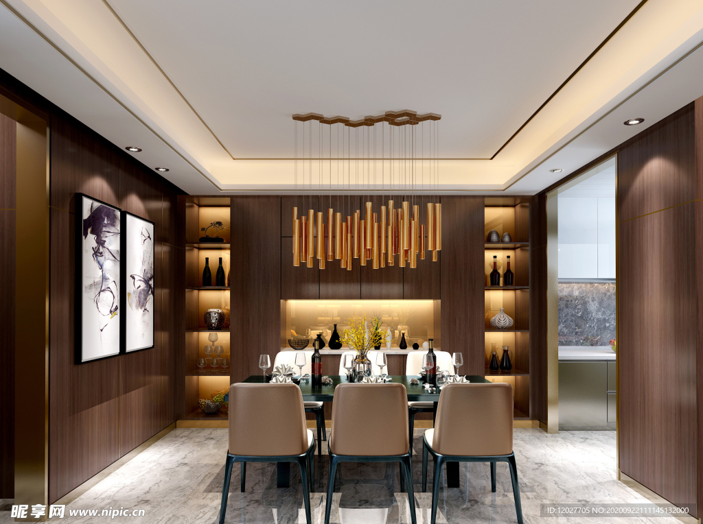 新中式装修效果图